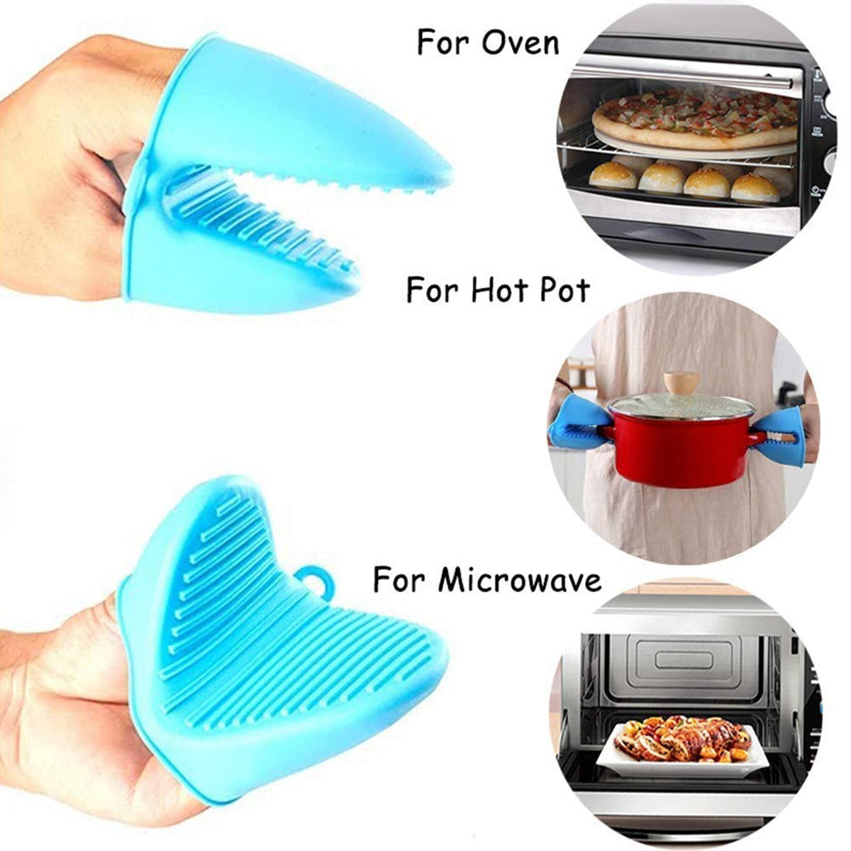 PinchPro™ Silicone Potholder (Pack of 4)